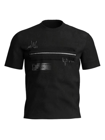 Myself Only Graphic Tee - Coal Black