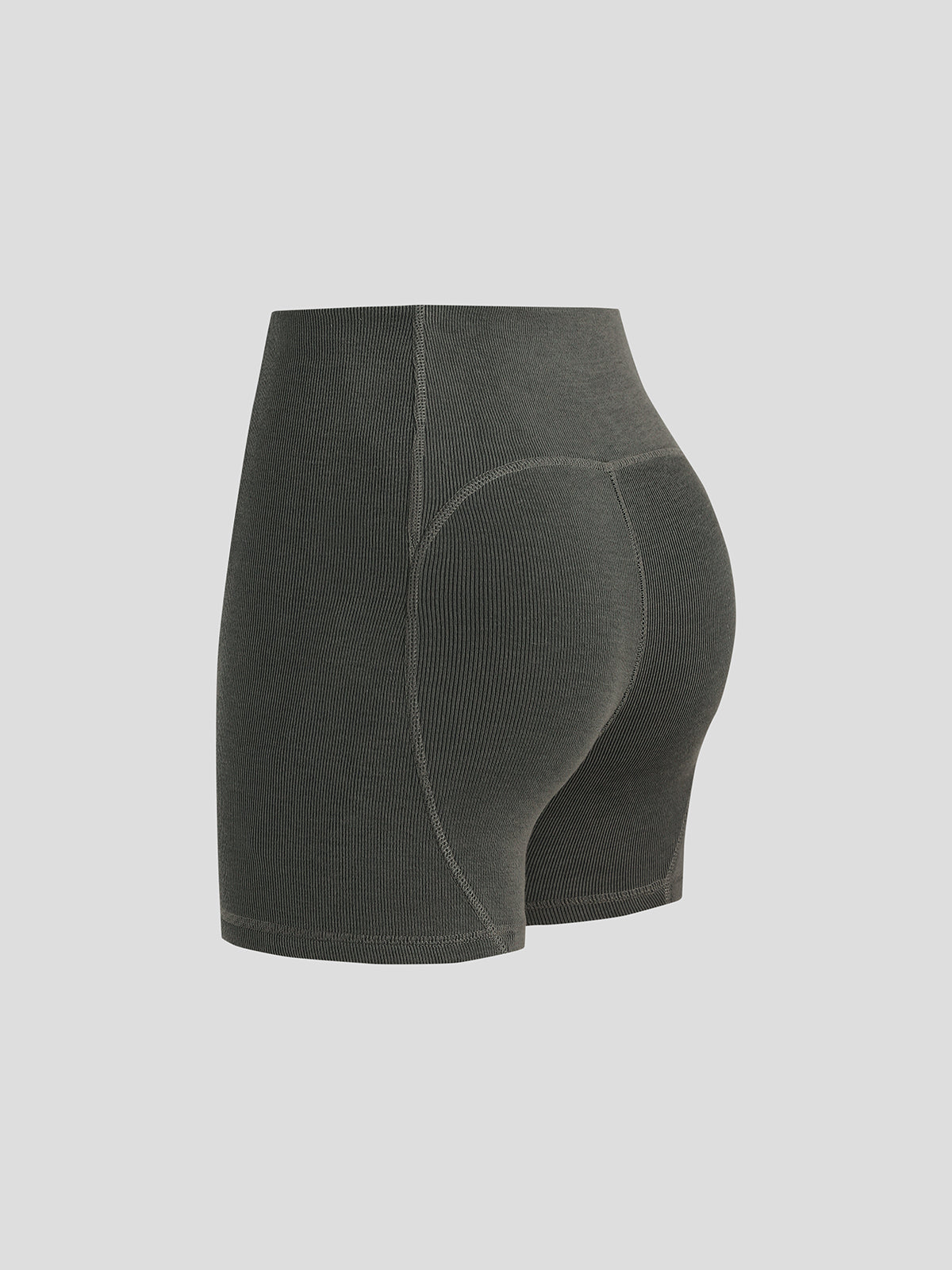 Knit Trail Yoga Shorts - Dark Green