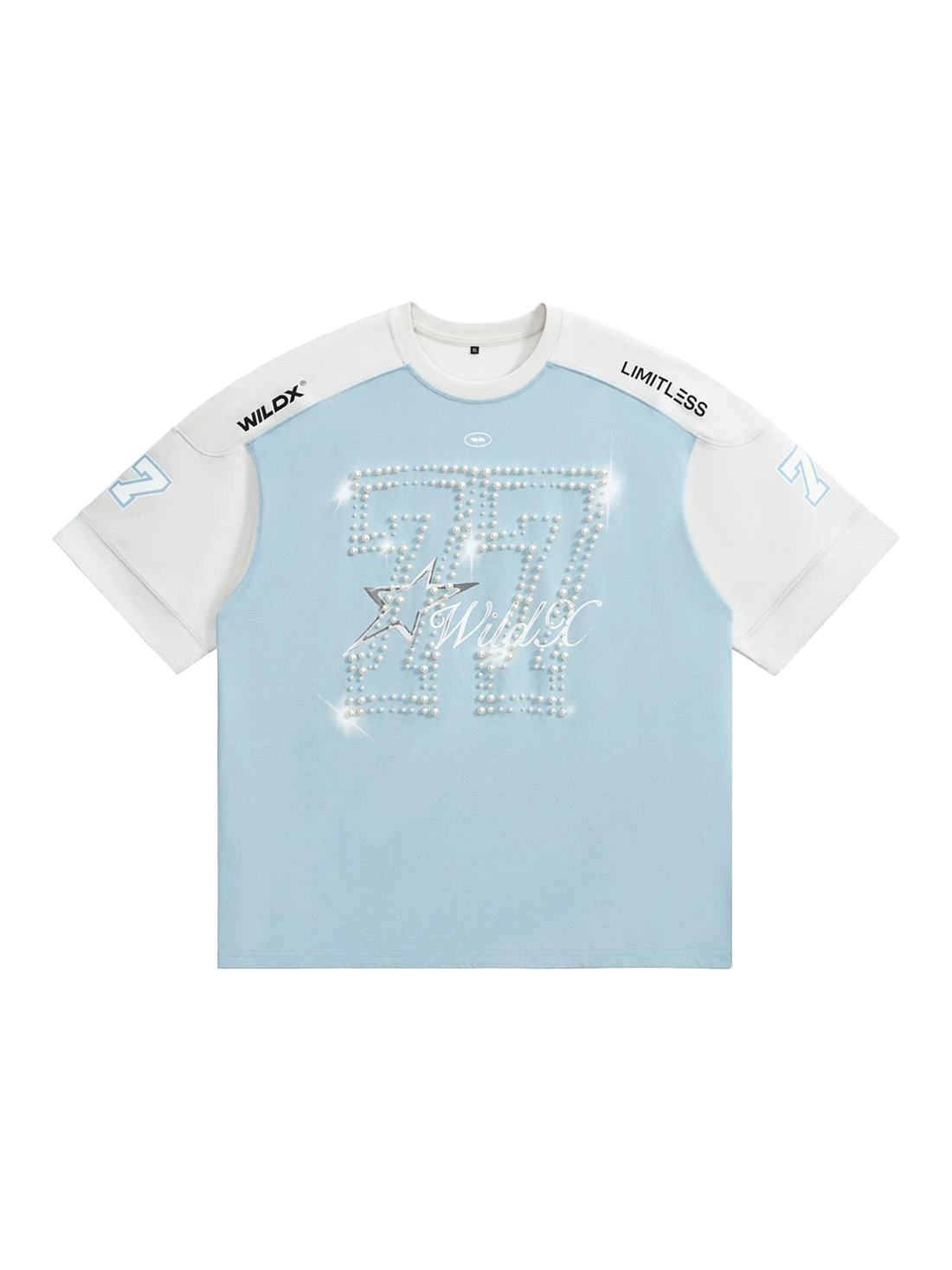 Crystal Splash Graphic Tee - Ice Blue
