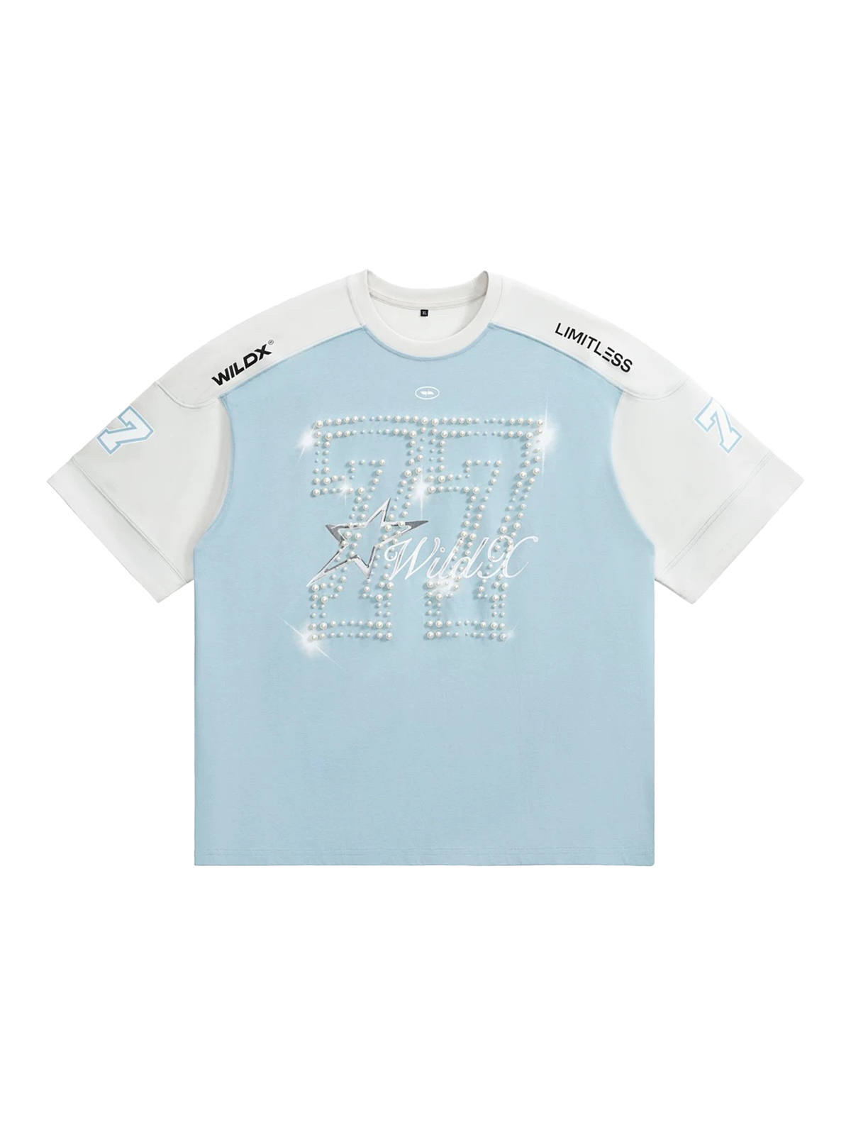 Crystal Splash Graphic Tee - Ice Blue