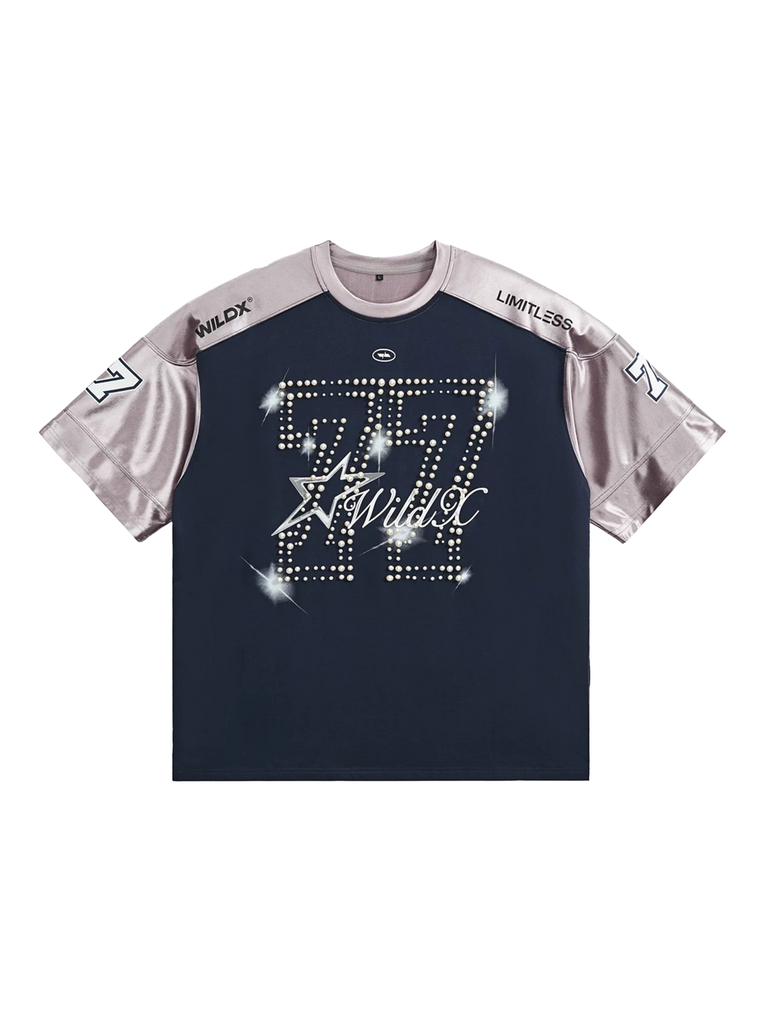 Flash Crowd Graphic Tee - Navy Blue