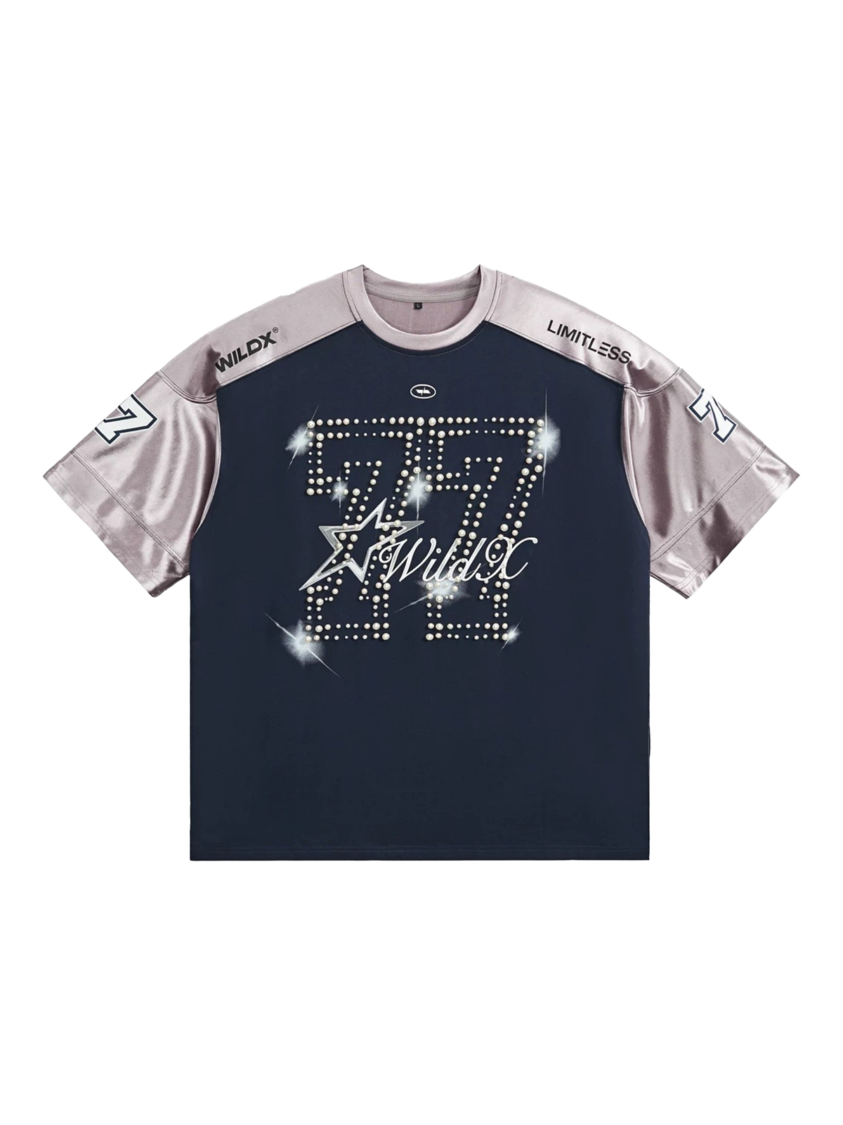 Flash Crowd Graphic Tee - Navy Blue