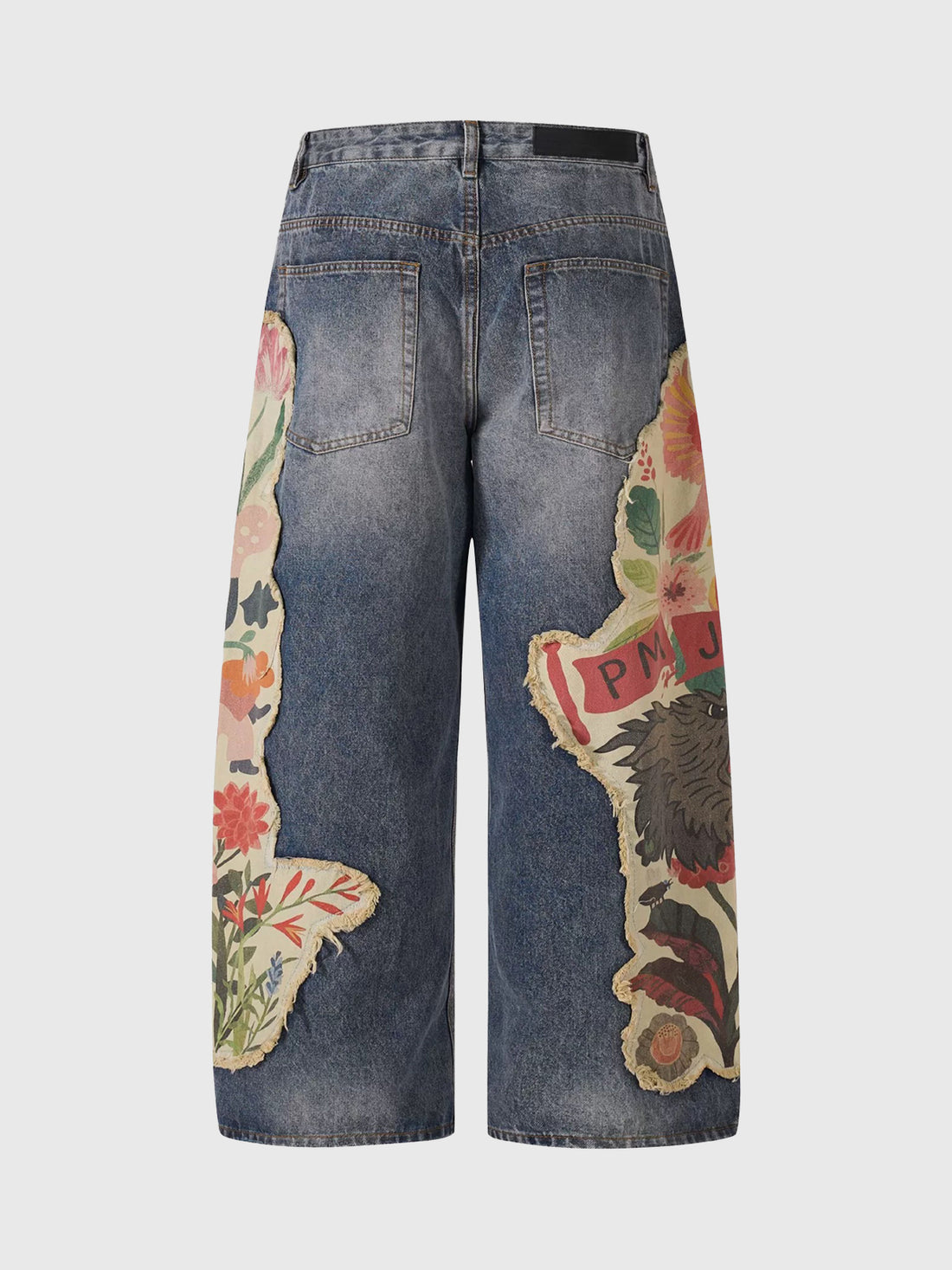 Canvas Garden Straight Jeans - Faded Blue