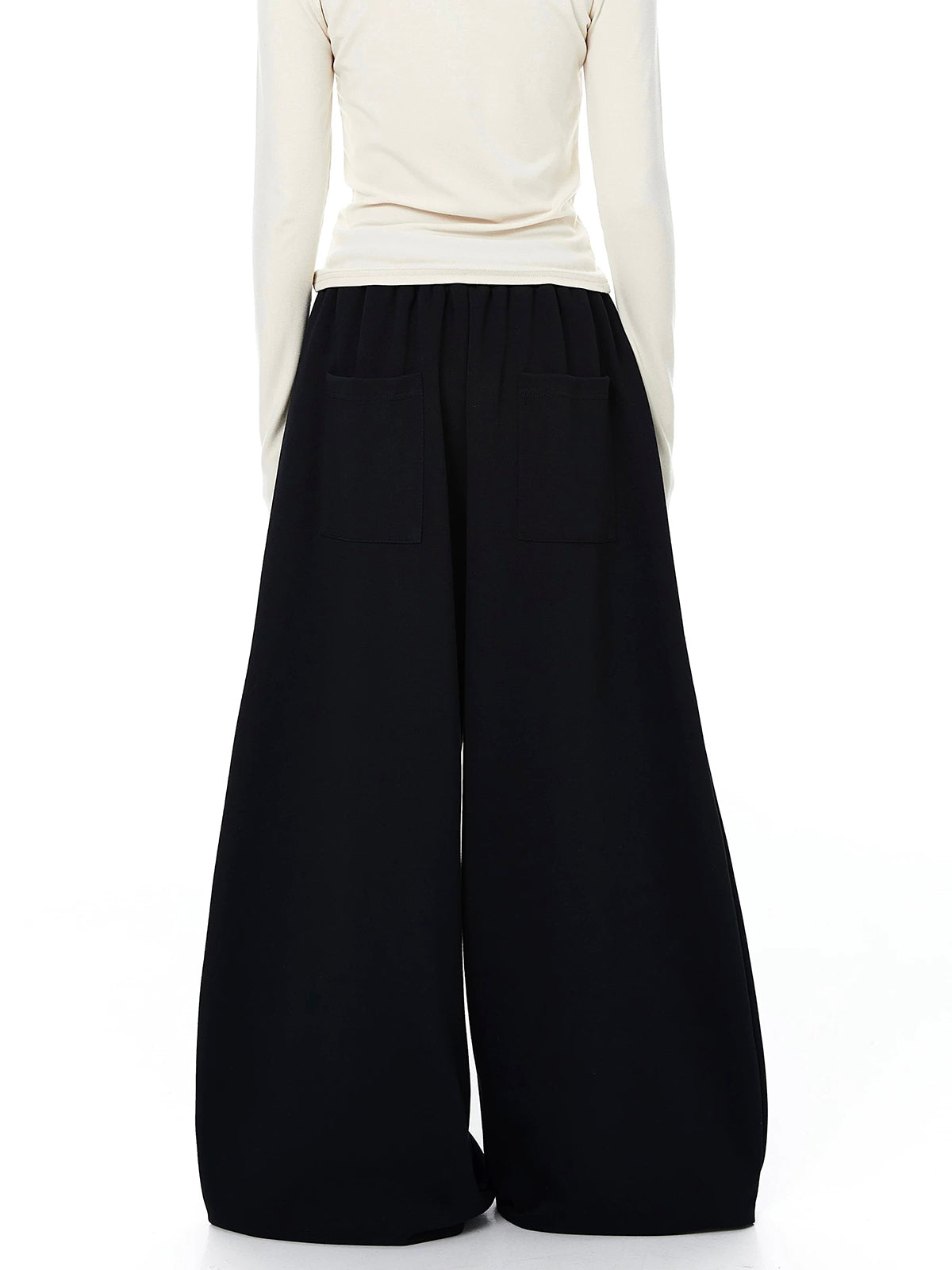 Diamond Cross Barrel Pants - Coal Black