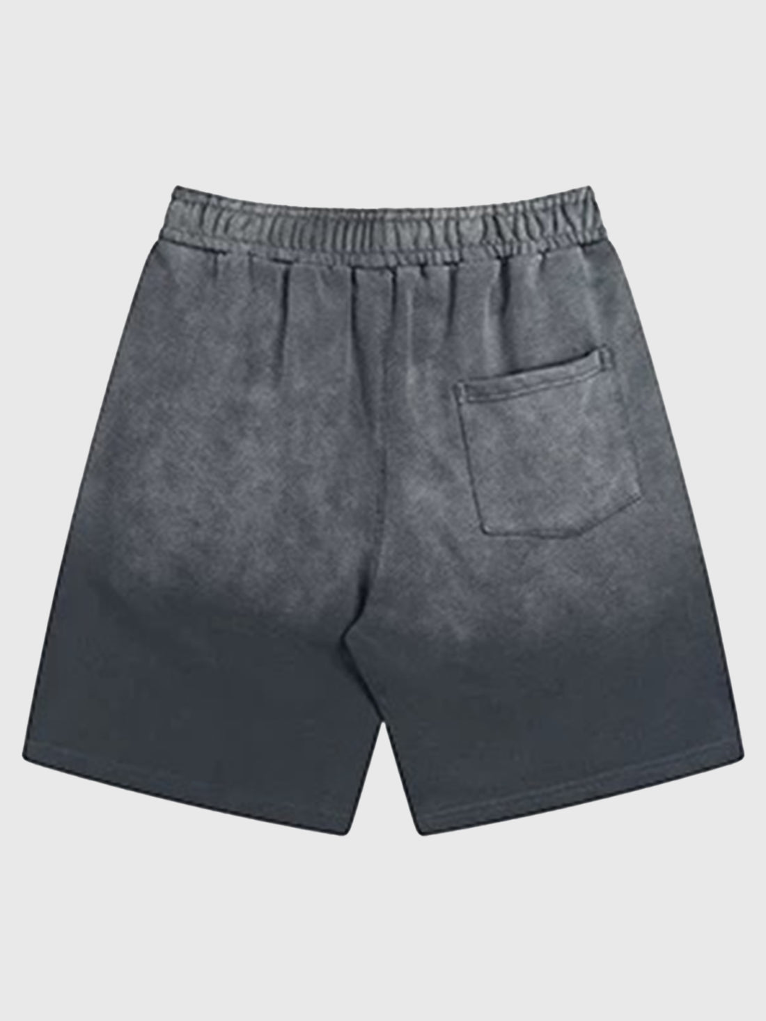 Dust Fade Straight Shorts - Smoke Grey