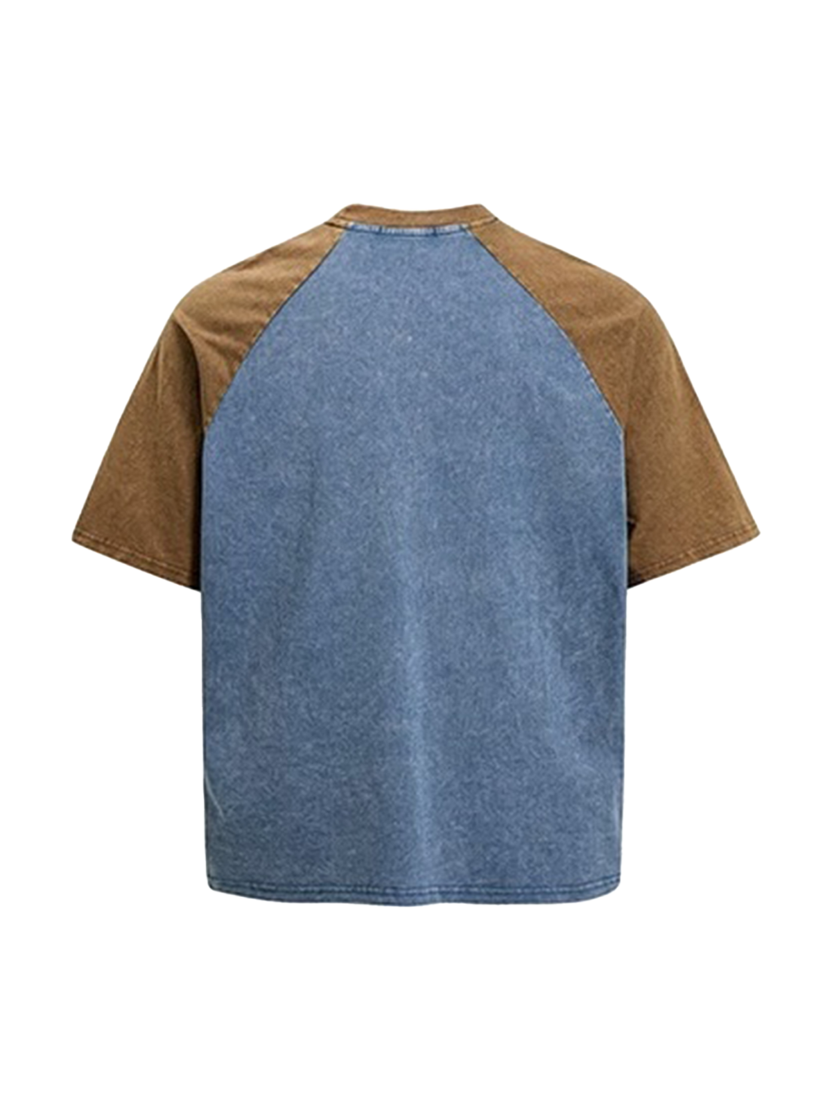 Workshop Print Raglan Tee - Dust Blue