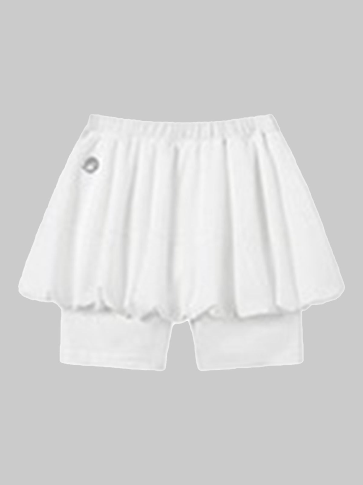 Confetti Dot Tennis Skort - Ivory White