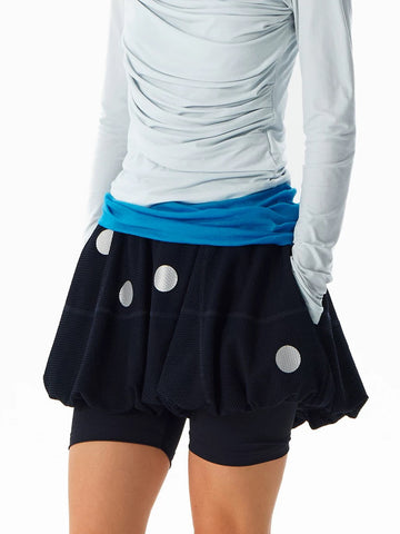 Confetti Dot Tennis Skort - Navy Blue