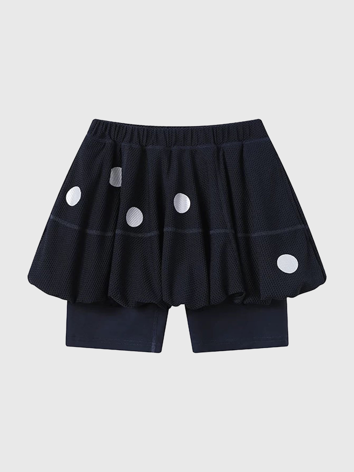 Confetti Dot Tennis Skort - Navy Blue