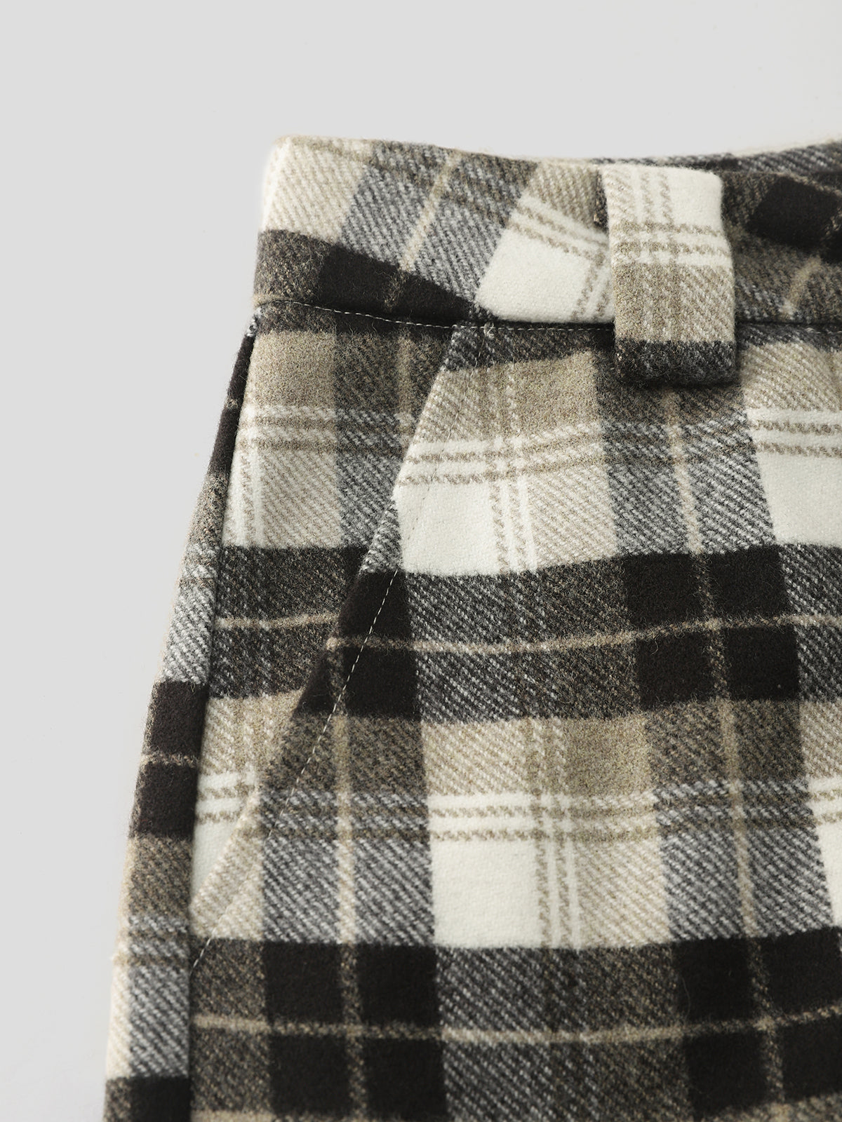 Gridlock Capri Pants - Sandstone Check