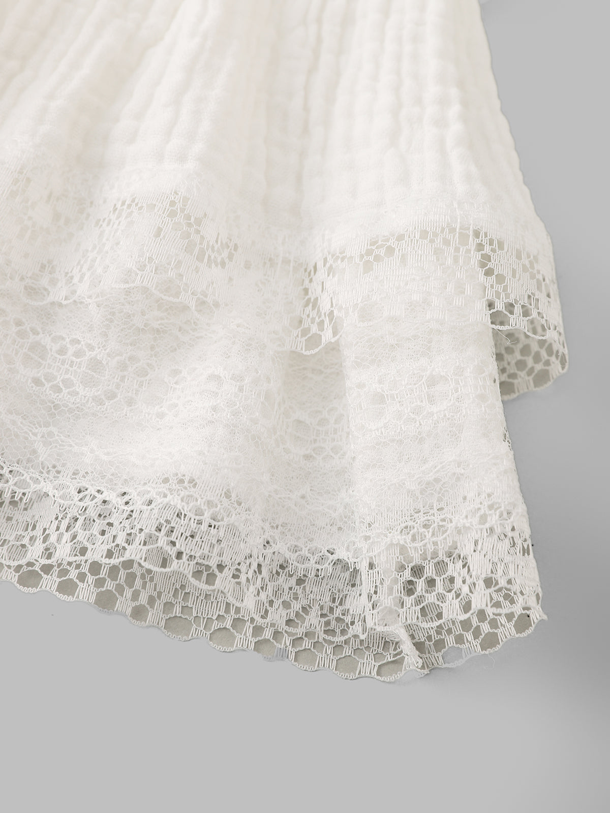 Deflated Tutu Skirt - Cloud White