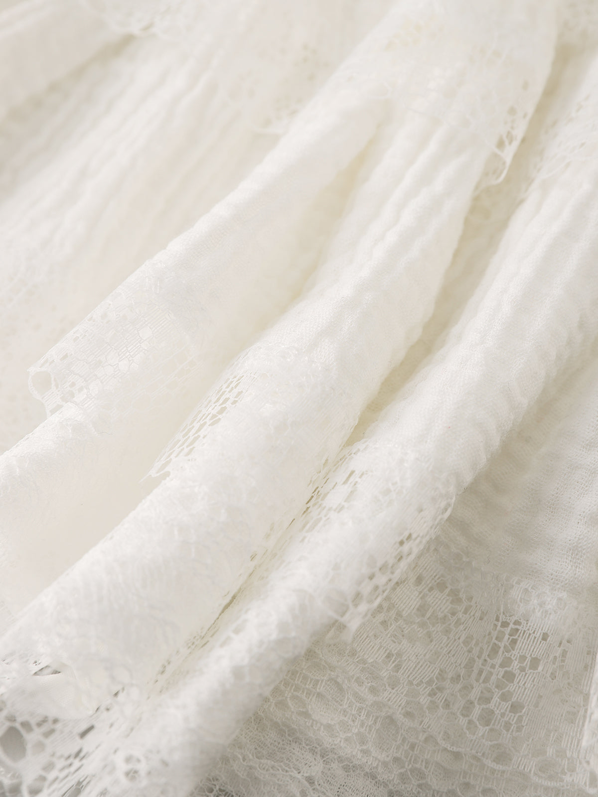 Deflated Tutu Skirt - Cloud White