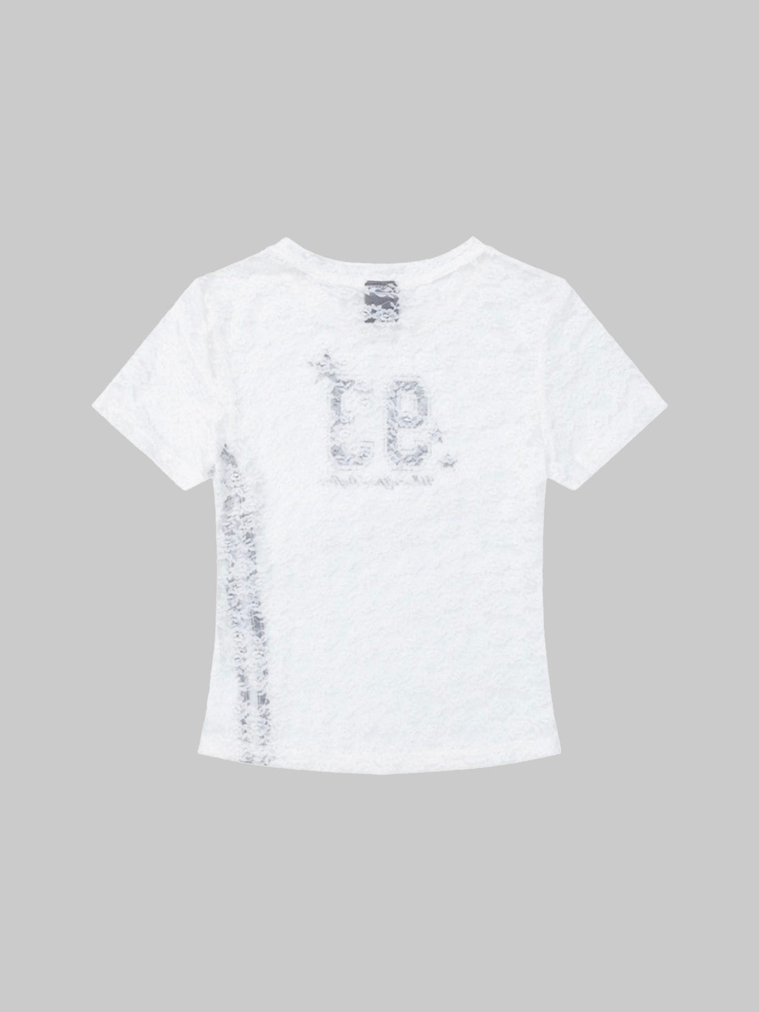 Team Bridesmaid Lace Tee - All White