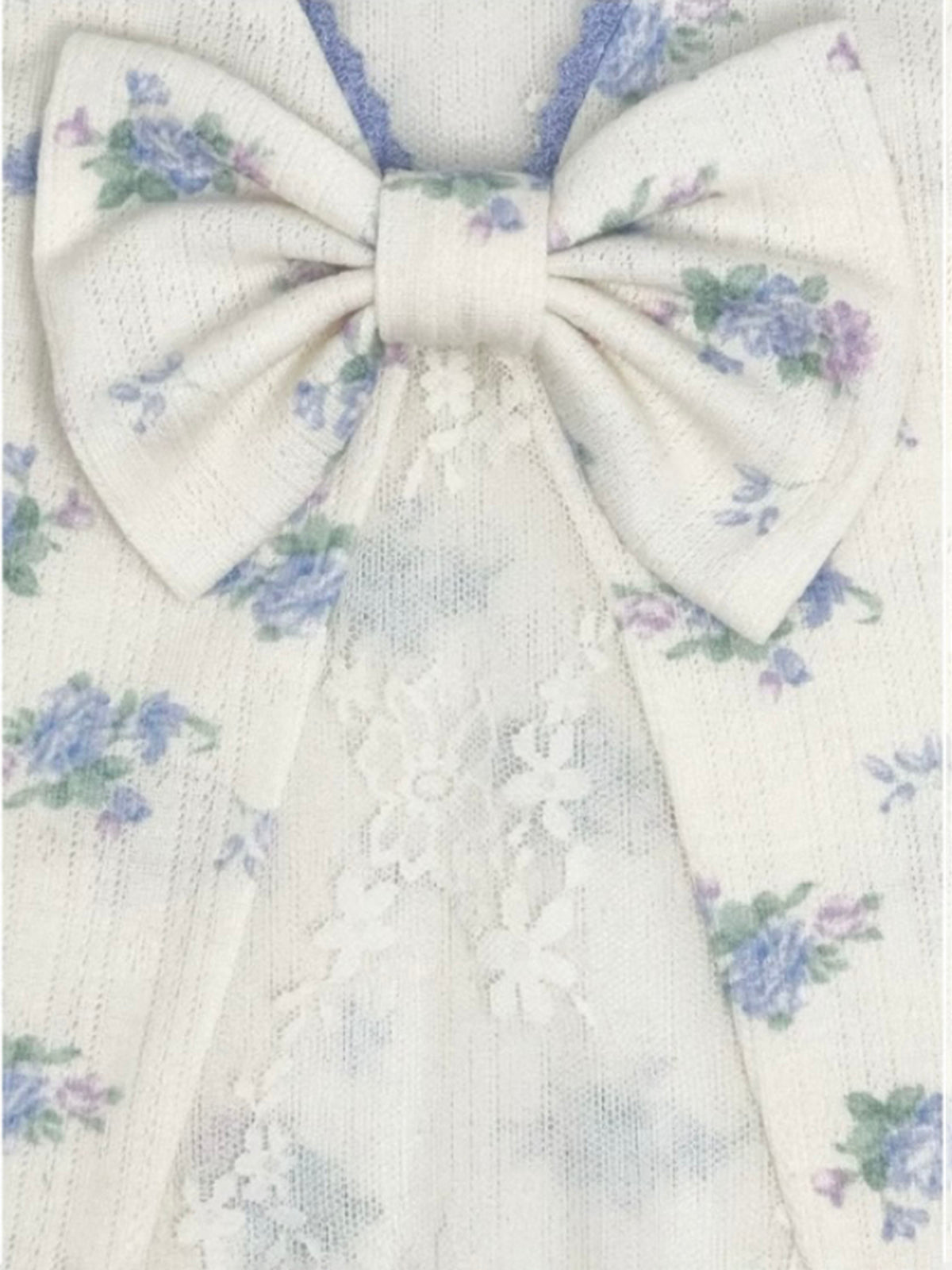 Love Me Carefully Sleeve Top - Sky White