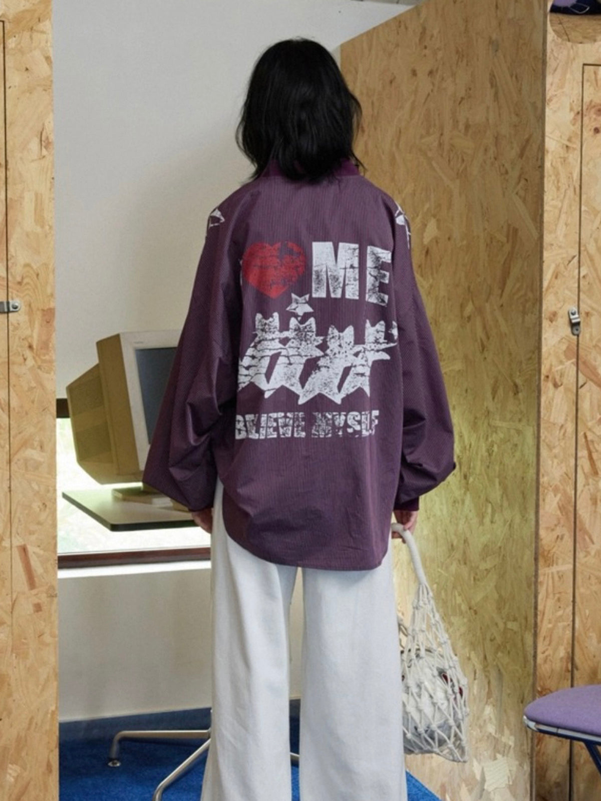Bride of Mild Chaos Jersey Sweatshirt - Grey Purple
