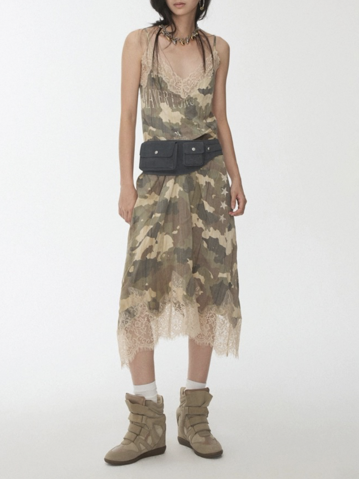 Emotionally Expensive Dress - Army Khaki