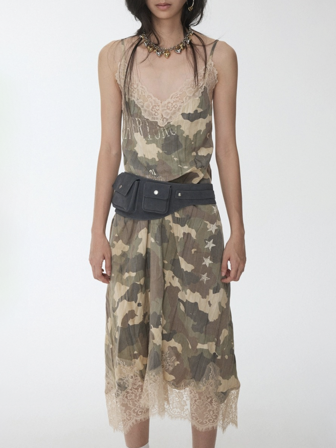 Emotionally Expensive Dress - Army Khaki