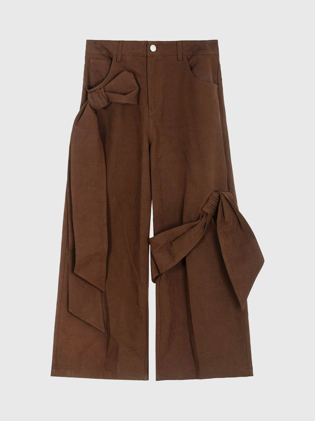 Giftwrap Trouble Wide-leg Pants - Cocoa Rust