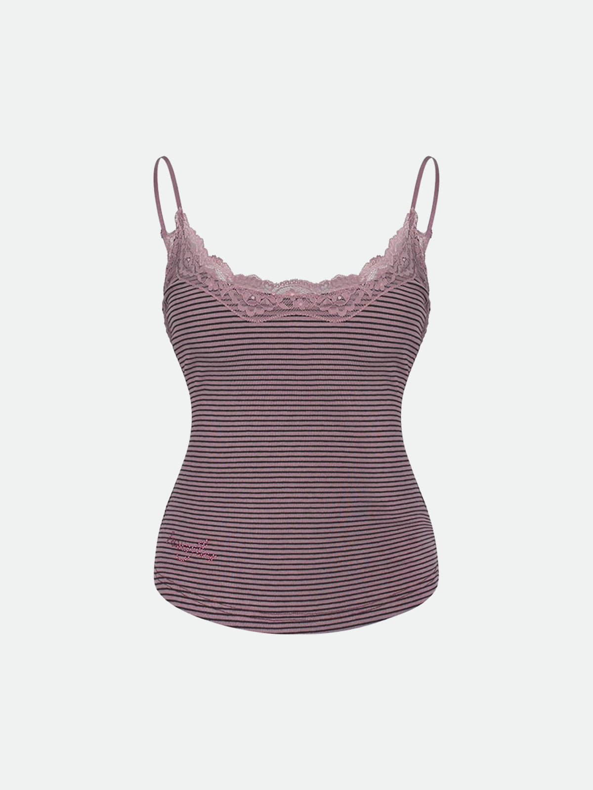 Handle Feelings Lightly Top - Striped Pink