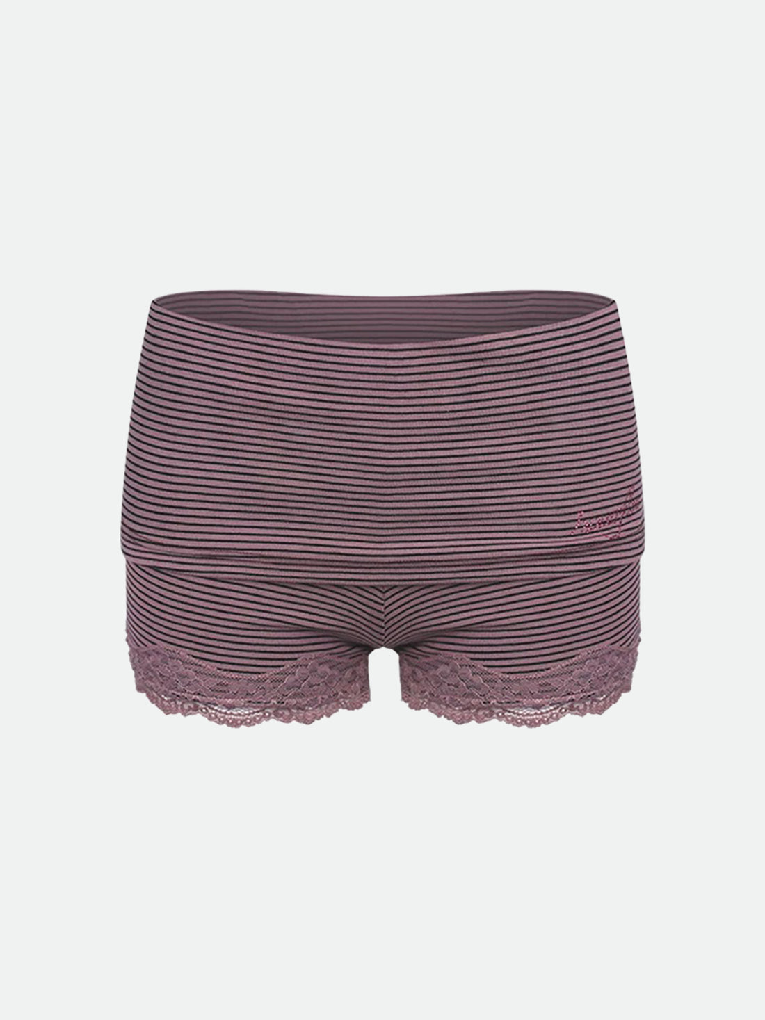 Handle Feelings Lightly Shorts - Striped Pink