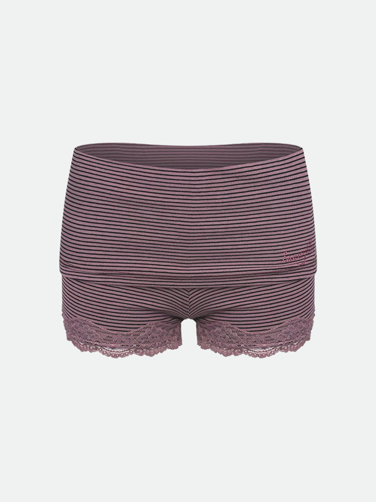 Handle Feelings Lightly Shorts - Striped Pink