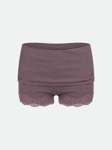 Handle Feelings Lightly Shorts - Striped Pink