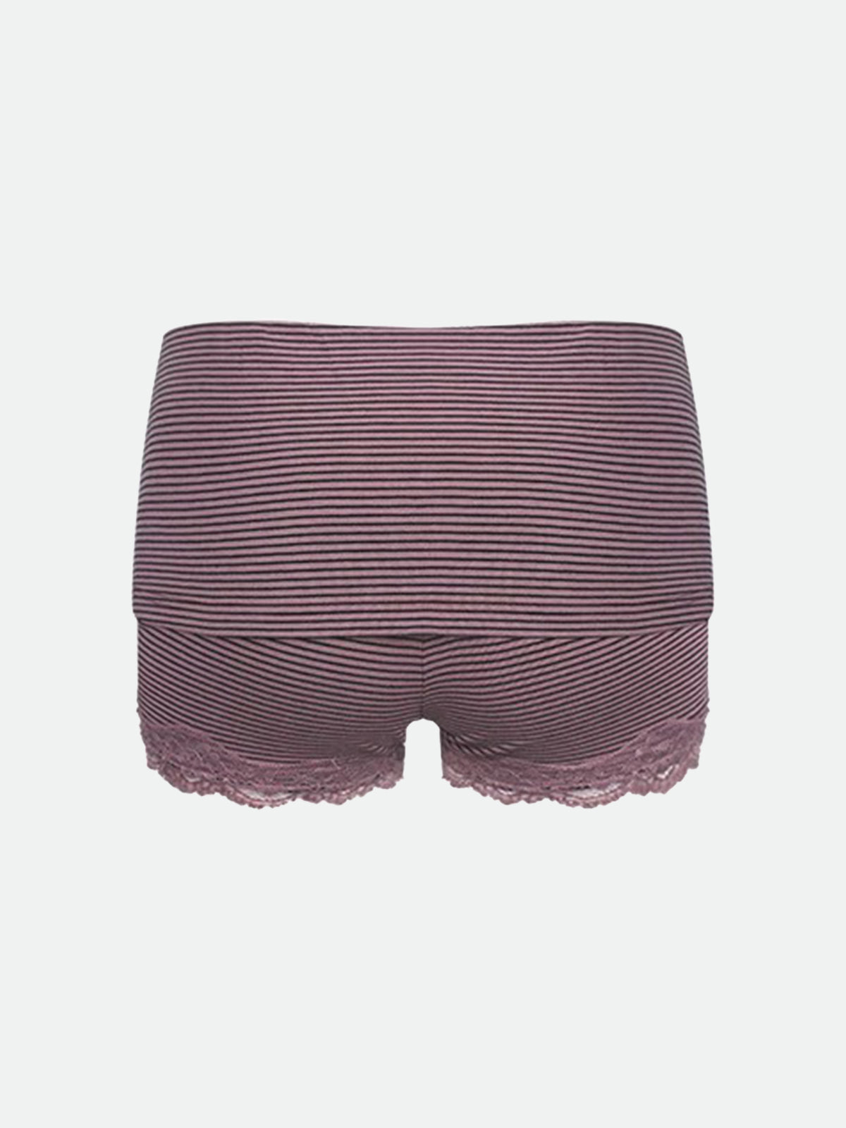 Handle Feelings Lightly Shorts - Striped Pink