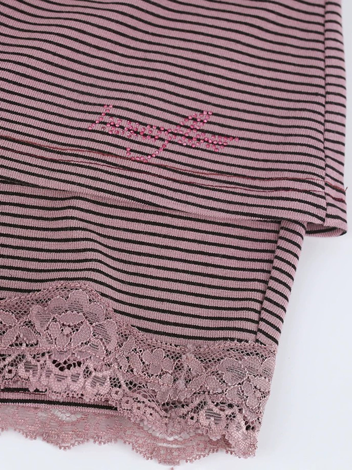 Handle Feelings Lightly Shorts - Striped Pink