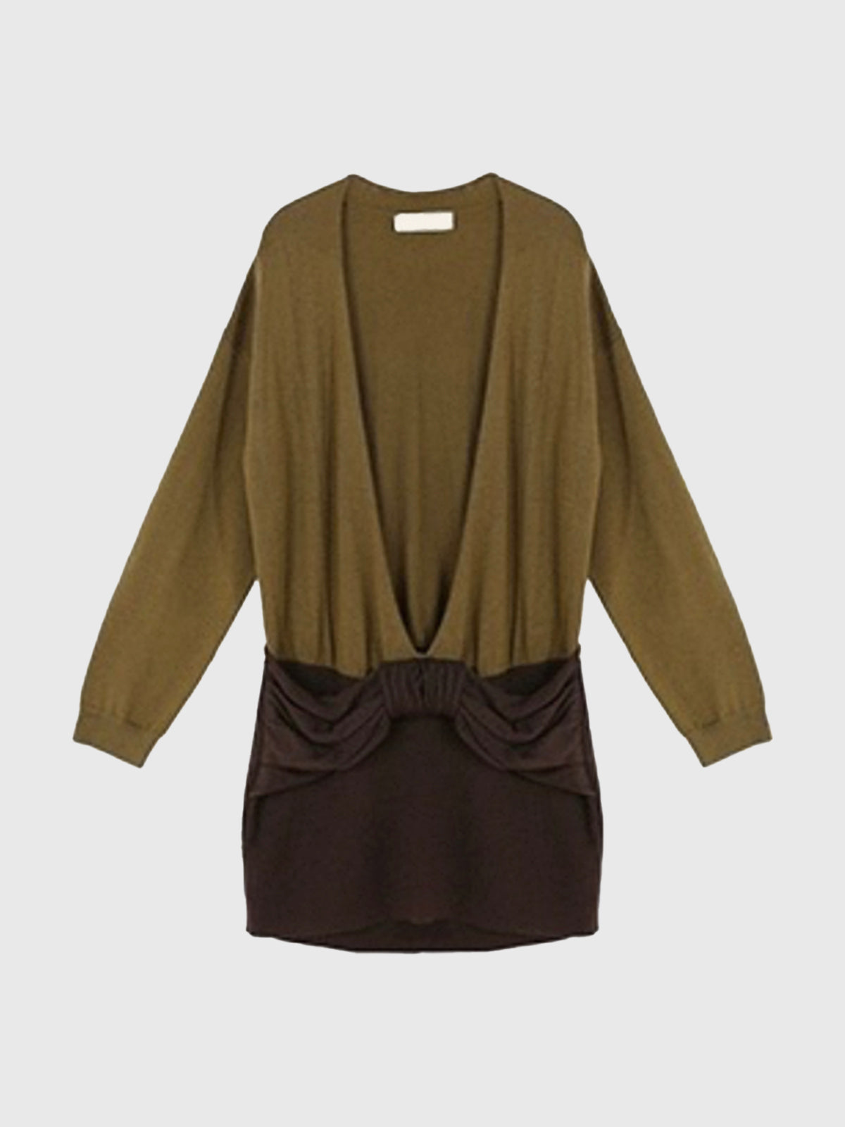 Maybe Later Cover Dress - Dust Olive