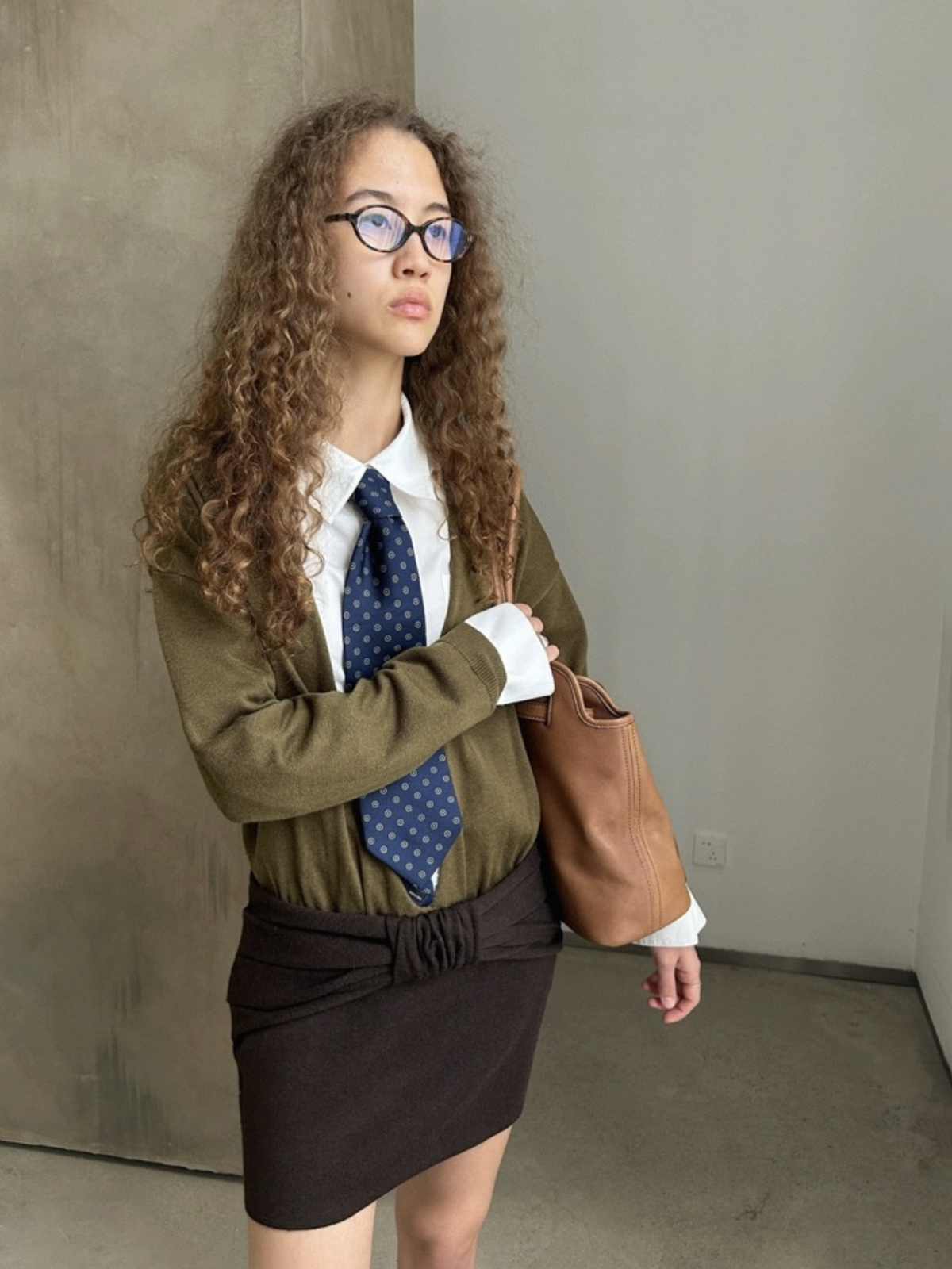 Maybe Later Cover Dress - Dust Olive
