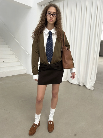 Maybe Later Cover Dress - Dust Olive