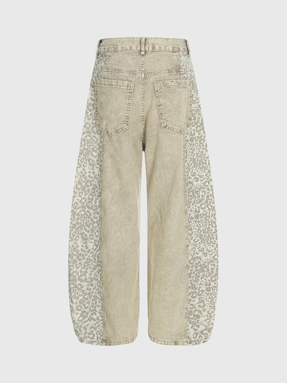 Feral Posture Pants - Ivory Leopard