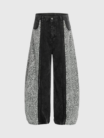 Feral Posture Pants - Black Leopard