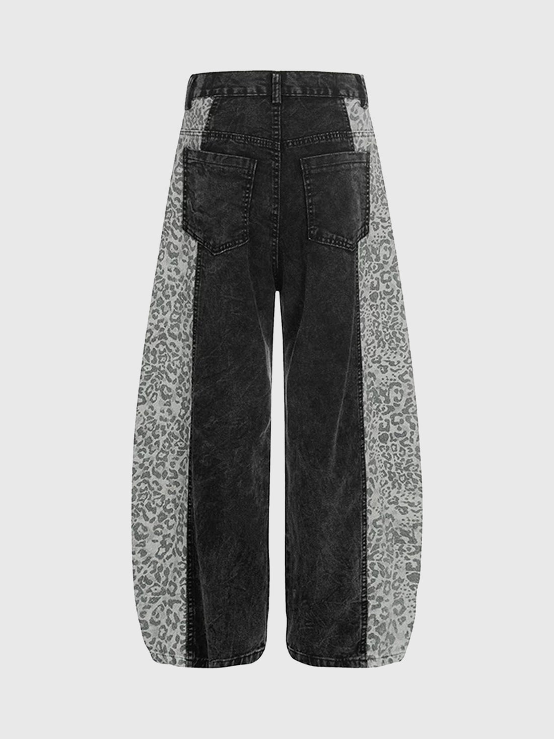 Feral Posture Pants - Black Leopard