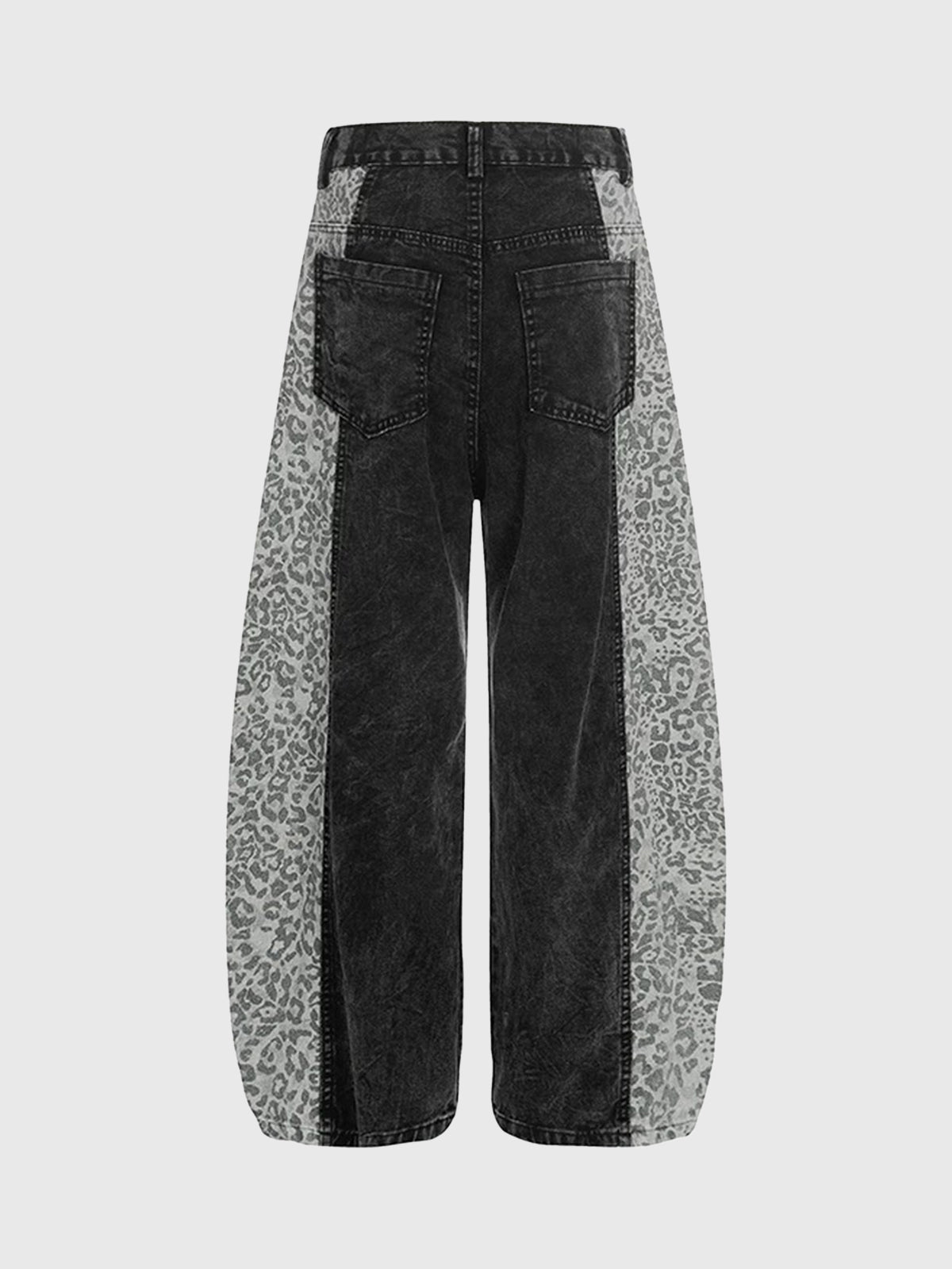 Feral Posture Pants - Black Leopard