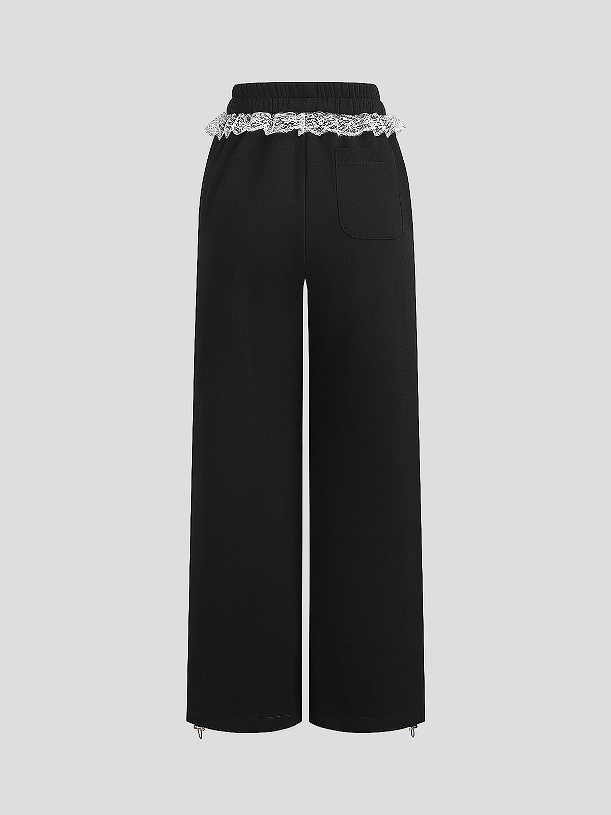 Pearl Rebel Set Laced Sweatpant - Noir Whisper