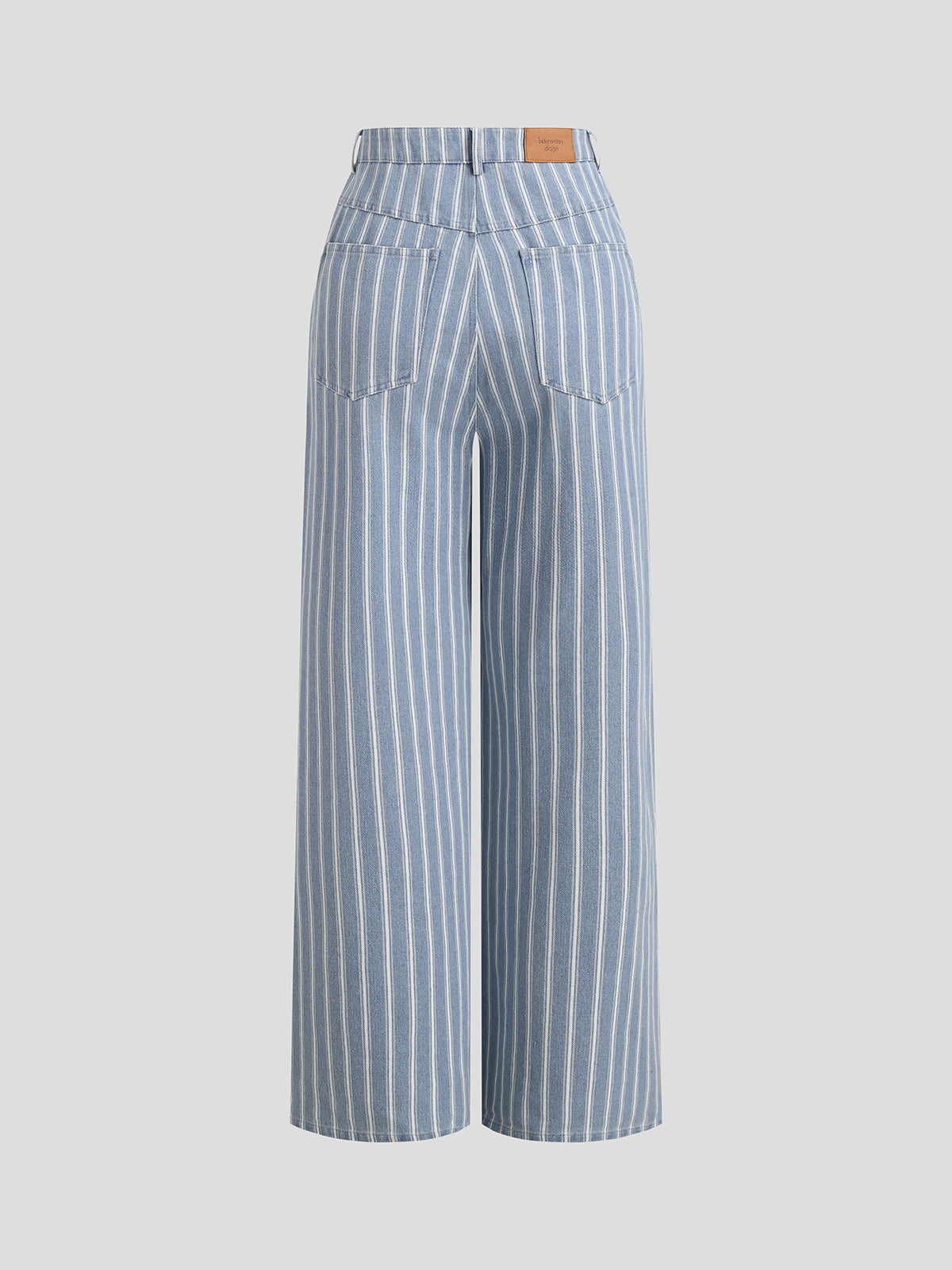 Pinstripe Denim Jeans - Classic Indigo