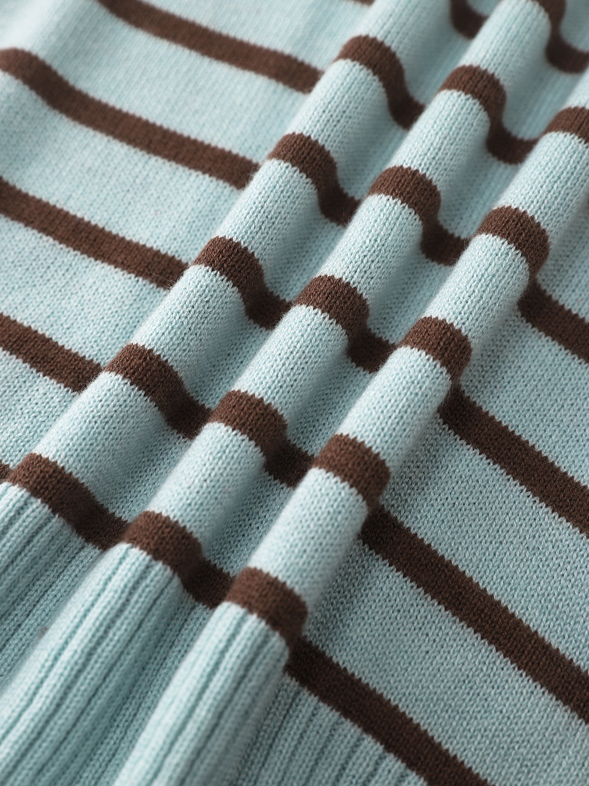 Fake It Till U Knit Sweater - Baby Blue