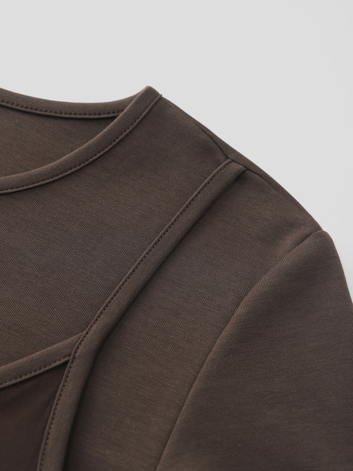 Bedazzled Web Tee - Mocha Spark