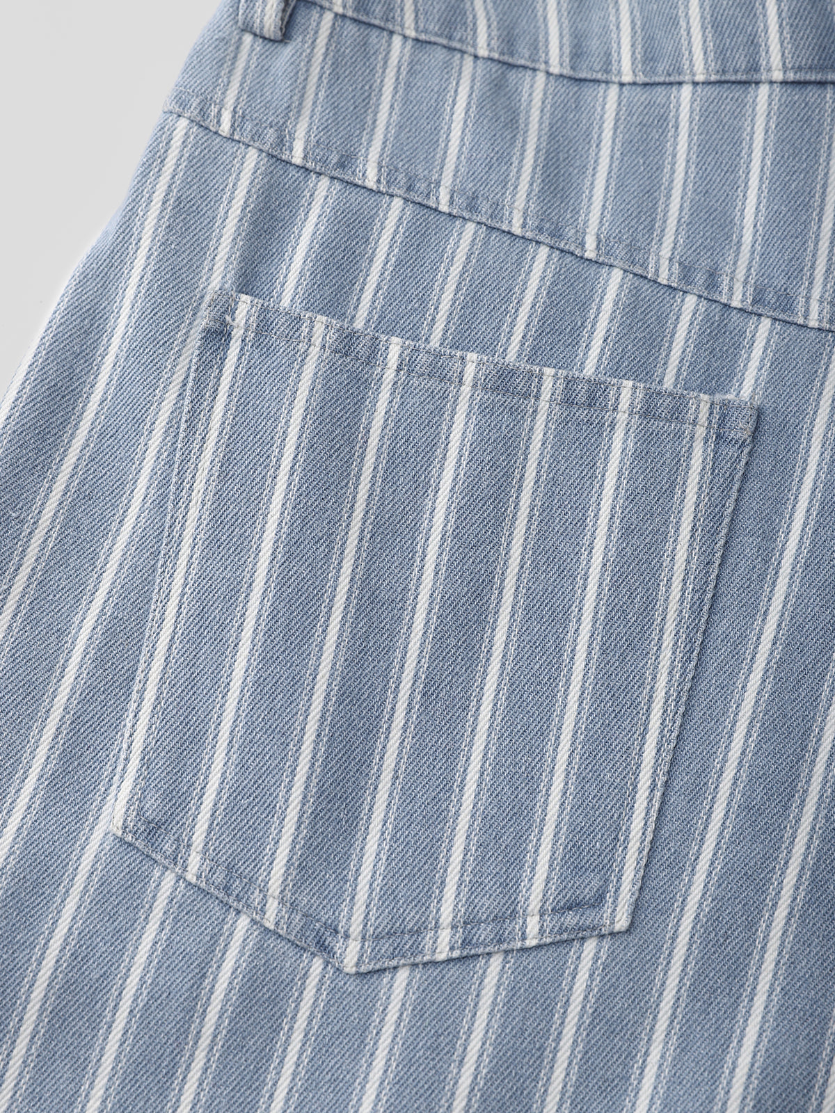 Pinstripe Denim Jeans - Classic Indigo