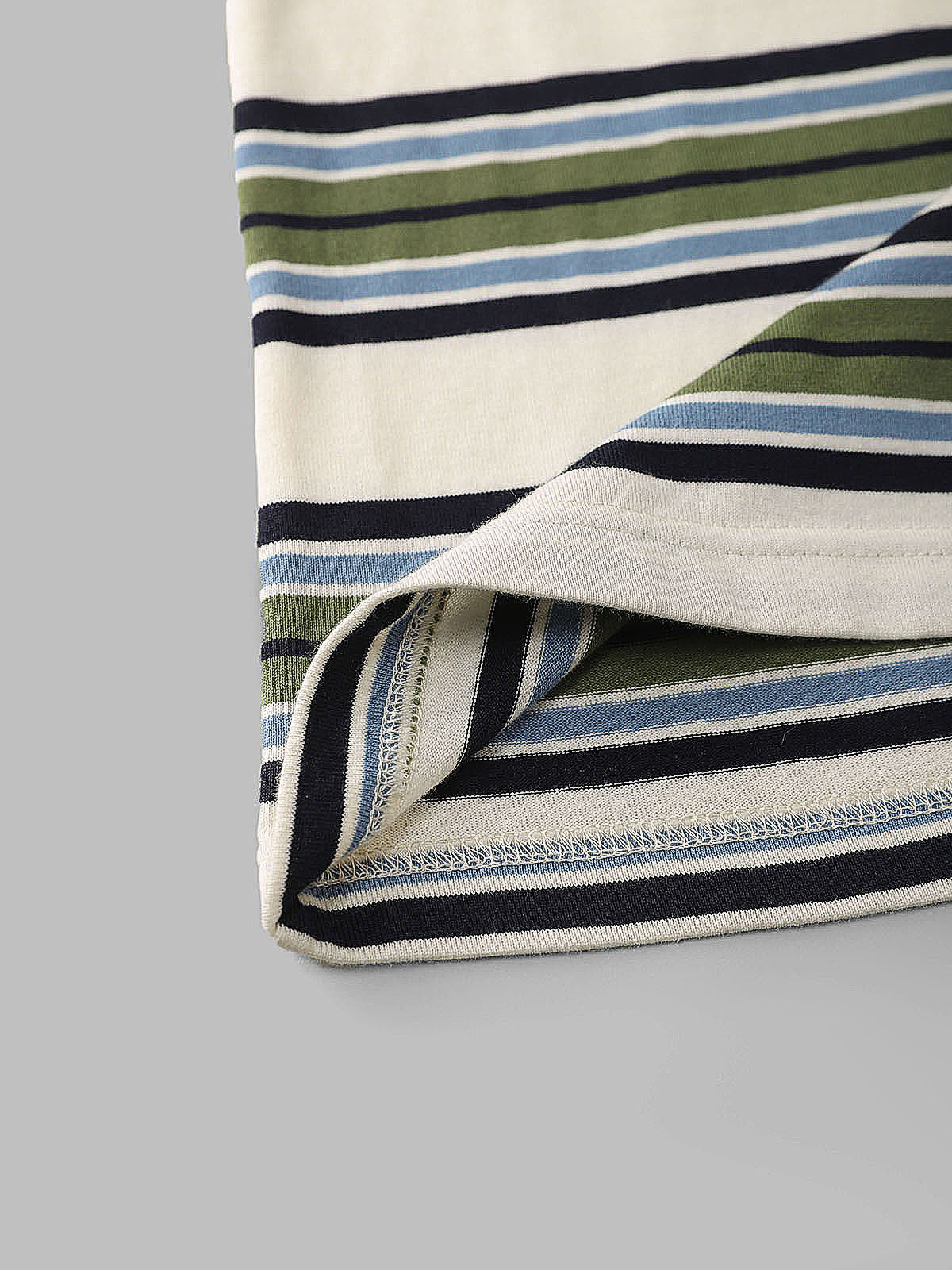 Nautical Whisper Sleeve Top - Ocean Stripe