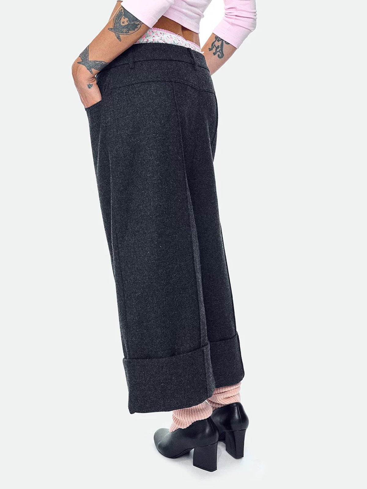Desk Exit Pants – Charcoal Wool