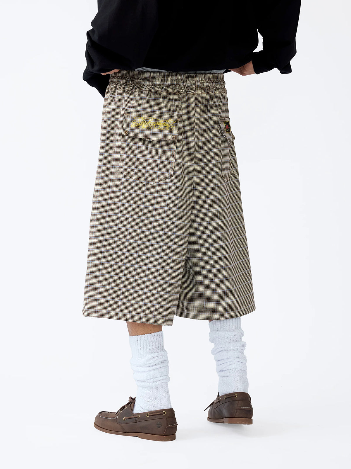 Midday Giggle Shorts – Cocoa Check