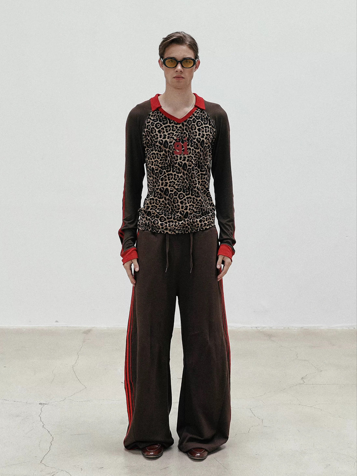 Lucky 91 Polo – Leopard Rouge