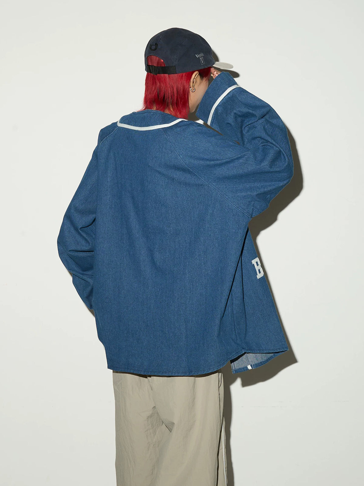 Grandstand Knit Jacket – Deep Navy