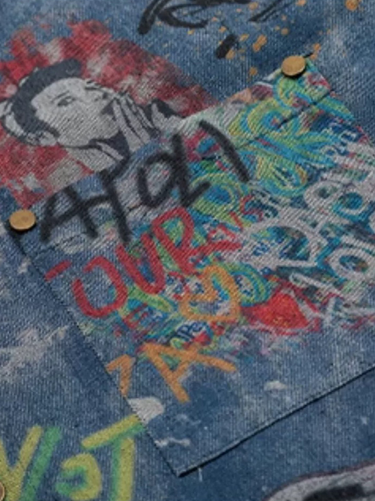 Late Checkout Shirt – Graffiti Denim