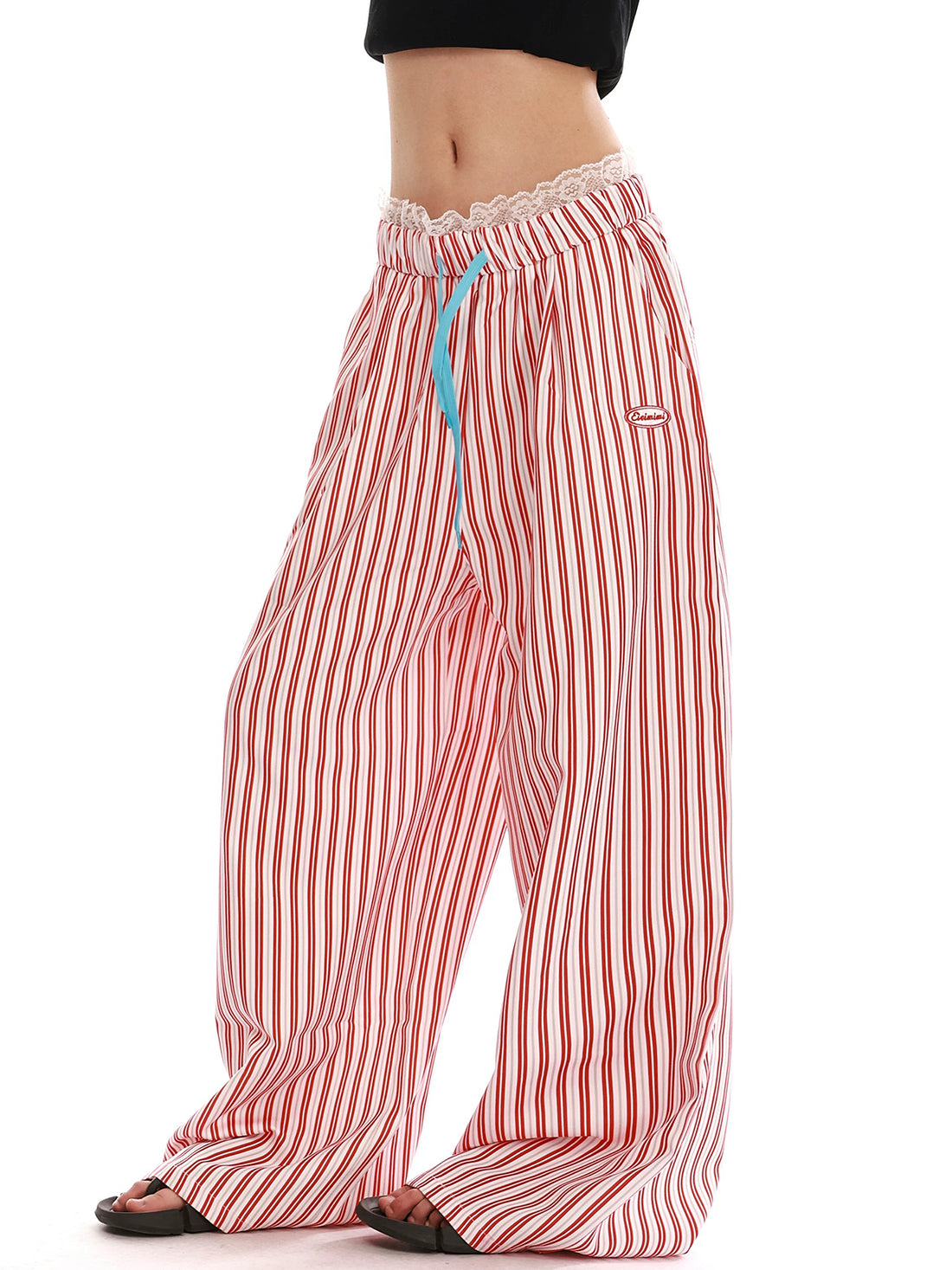 Candy Track Pants – Cherry Cream
