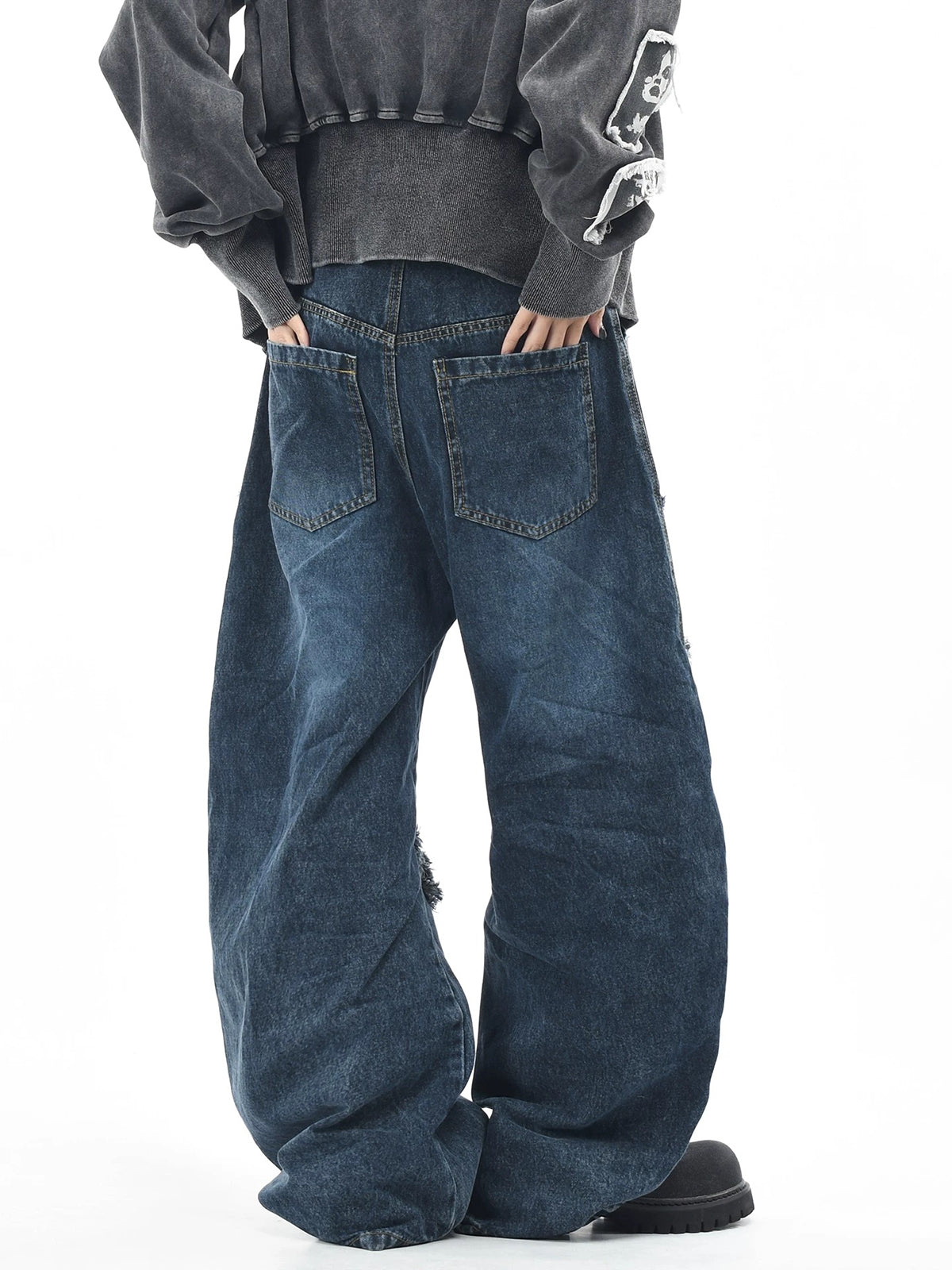 Void Star Jeans – Ink Wash