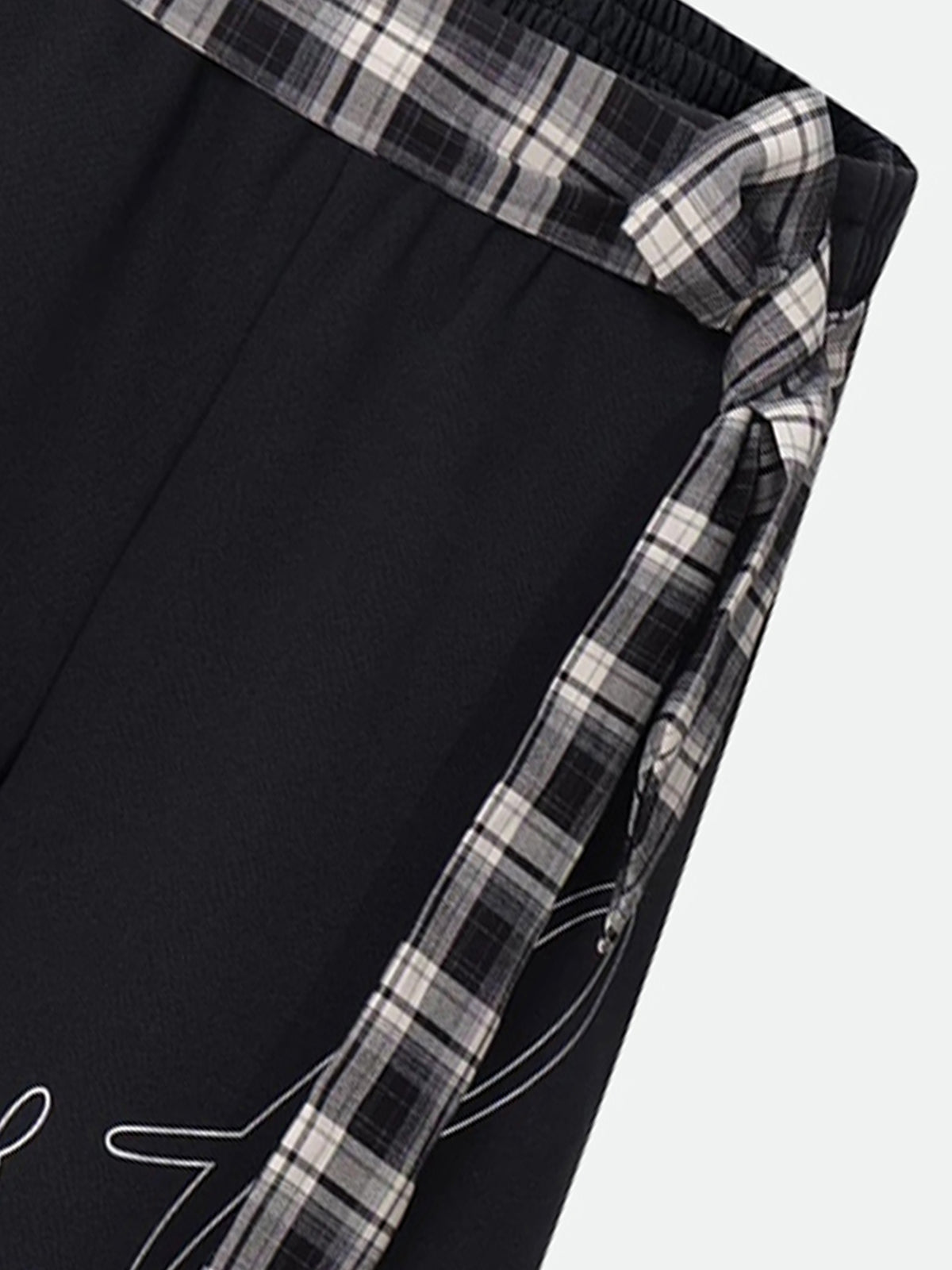 Mix Tape Pants – Ink Plaid