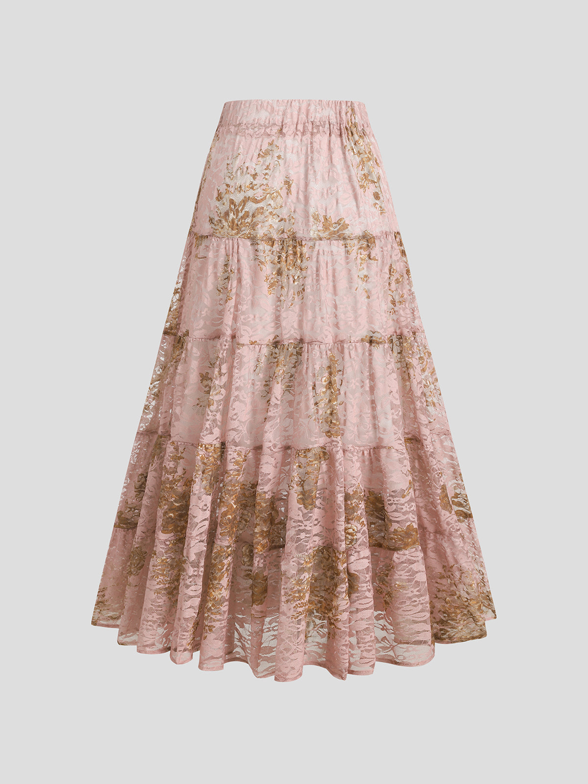 Gypsy Stitch Skirt - Blush Dune